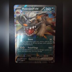 Mabosstiff EX Jumbo Promo Pokémon Trading Card
